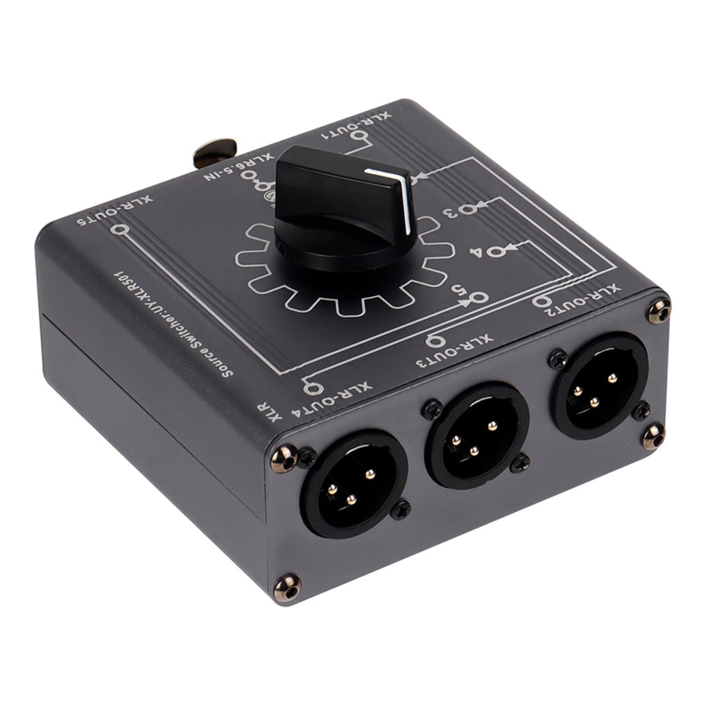 NEXAVKPR Durability Metal 6.5MM XLR Bidirectional Signal Switcher For ...