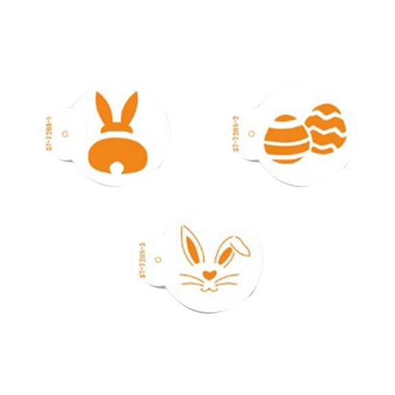 NEXAVKPR Easter-Rabbit Stencil Painting Template for Painting on Paper Wood Coffee Flower