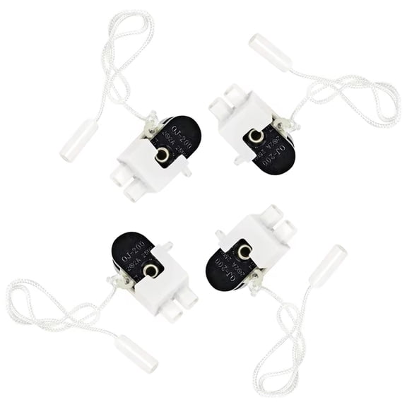 NEXAVKPR Easy Installion Small Cord Pull Switches for Lamp Ceiling Light 4Pcs Daily Use
