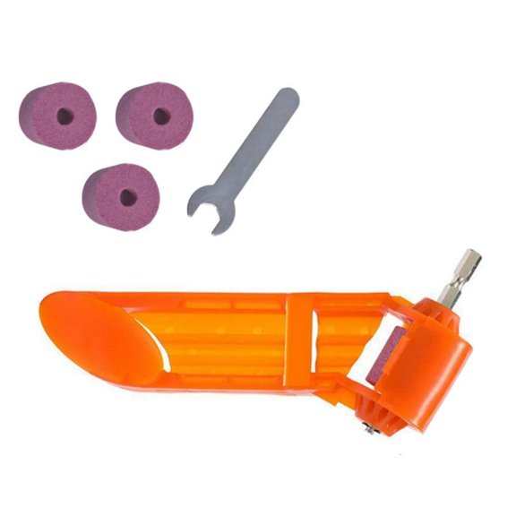 NEXAVKPR Electric Drill Sharpener Featurings Angle Guide Slots Protective Shield For Precise Bit Sharpening And Polishing