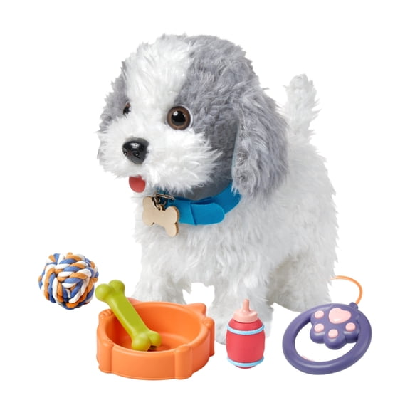 NEXAVKPR Electric Plush Dog Toy Singing Walk Walking Singing Electric Dog Toy for Interactive Fun Children Pet Lover Best Gift