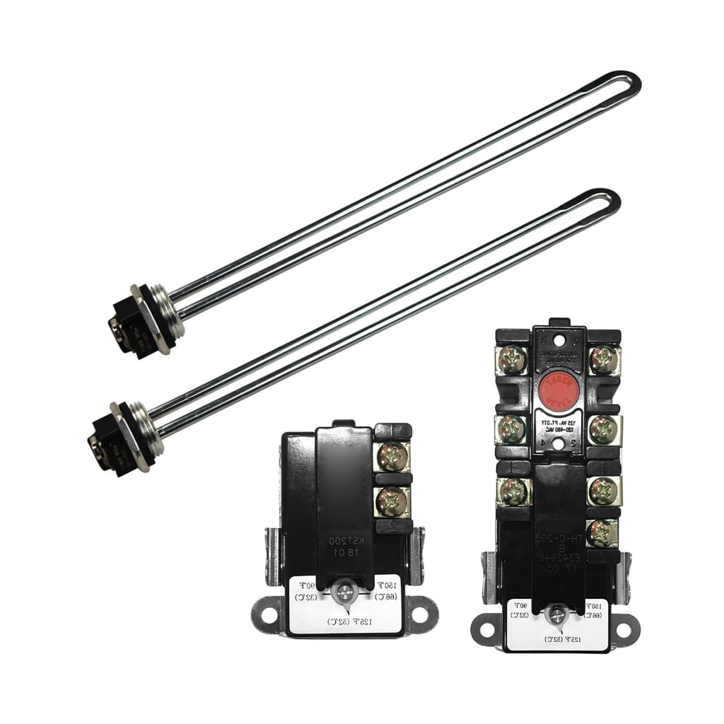 NEXAVKPR Electric Water Heater Tune Up Kit 4500W 240V Water Heater Element Upper Thermostat Lower Thermostat Element Gasket
