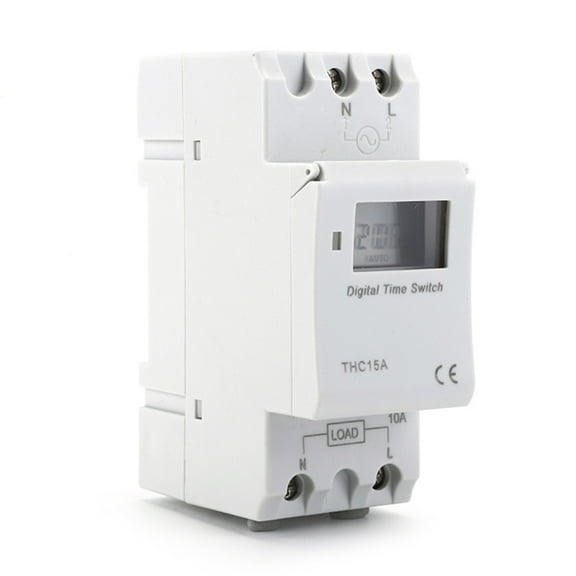 NEXAVKPR Electronic Weekly 7 Day Programmable Digital Time Switches Time Control Switches with 20 ON and Close Settings Digital Timer