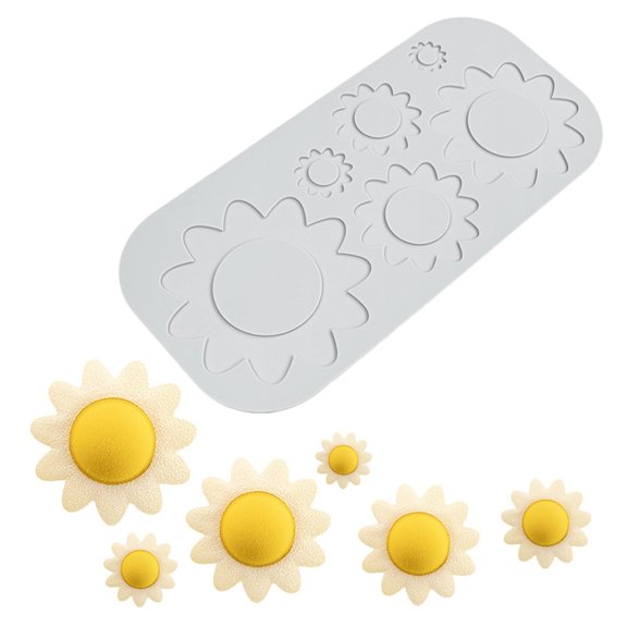 NEXAVKPR Elegant Lace Pattern Molds Cake Lace Molds Sun/Sunflowers Cake Border Decorations Kitchen Bakings Tool Fondants Moulds