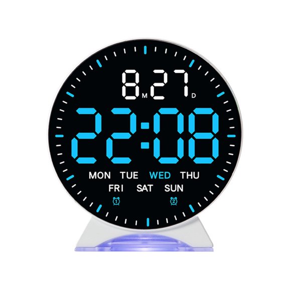 NEXAVKPR Energy Efficient Quiet Action LED Digital Clock For Home Bedroom