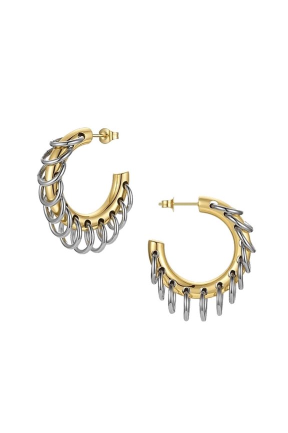 Eye Catching Statement Tassels Earrings Eye Catching Hoops for Date Night Wedding Accessories Daily Wear Jewelry