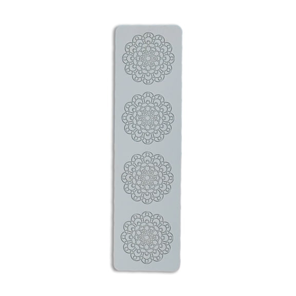 NEXAVKPR Flower Lace Cake Border Silicone Molds DIY Fondant Cake Decorating Chocolate Gumpaste Polymer Clay Candy Moulds 7 Styles