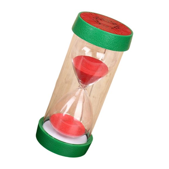 NEXAVKPR Fruit Shape 5 Minutes Kitchen Timer Glass Sand Clock For Efficient Time Tracking