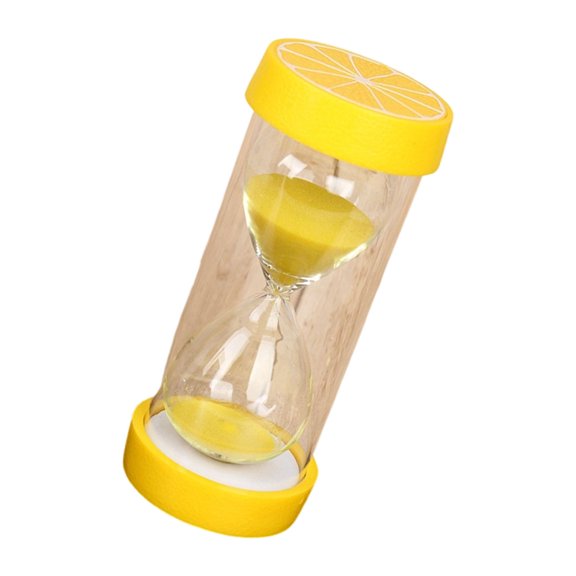 NEXAVKPR Fruit Shape 5 Minutes Kitchen Timer Glass Sand Clock For Efficient Time Tracking