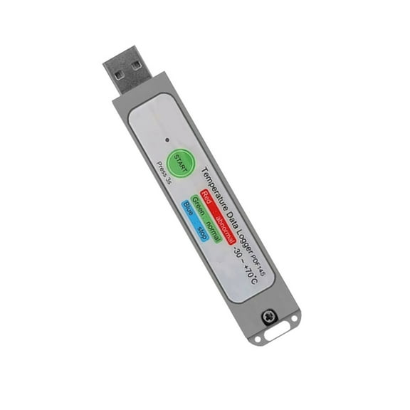 NEXAVKPR High Accuracy Temperature Logger Temperature Data Logger with PDF Report Rechargable 8640 Points Temperature Recorder