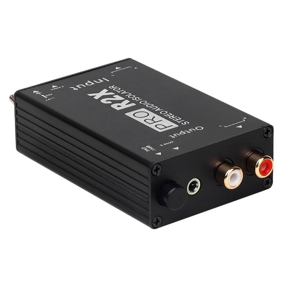 NEXAVKPR High Fidelitys Audios Ground Looping Isolator Stereo Hum Eliminators for Audios Devices Car Sound Systems Various Device