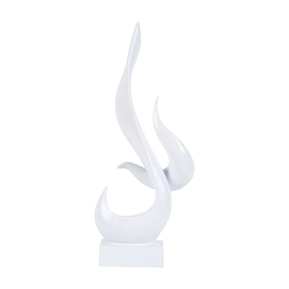 NEXAVKPR Home Decors Modern Abstract Art Fire Flames Statue Table Decorations for Office