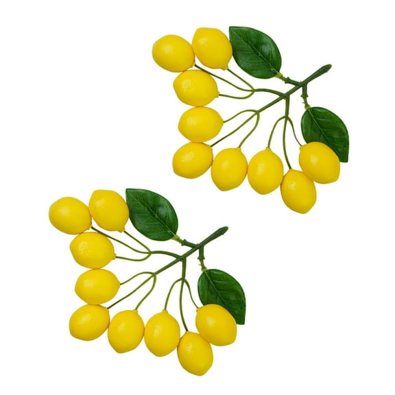 NEXAVKPR Imitation Lemon String Artificial Fruit for Home Display and Fruit Arrangement