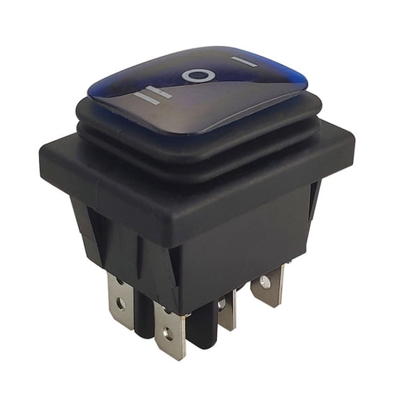 NEXAVKPR KCD4 Boat Rocker Switch With Led Light 2/3 Position SPST Toggle Switch 4/6 Pin Snap-in Switches Waterproof On/Off