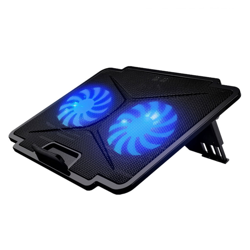 NEXAVKPR LED Laptop Cooling Pad Gaming Laptop Coolers Laptop Fan Cooling Stand with Quiet Cooling Fan 2 USB Port for Laptop