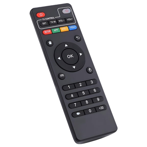 NEXAVKPR Learning Remote Control Compatibility With MXQ H96 X96Q AndroidOS TV Cartons Permanent ABS Plastic Design