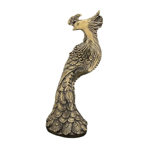 NEXAVKPR Metal Statue Peacocks Figurines Peacocks Decorative Objects Home Decors