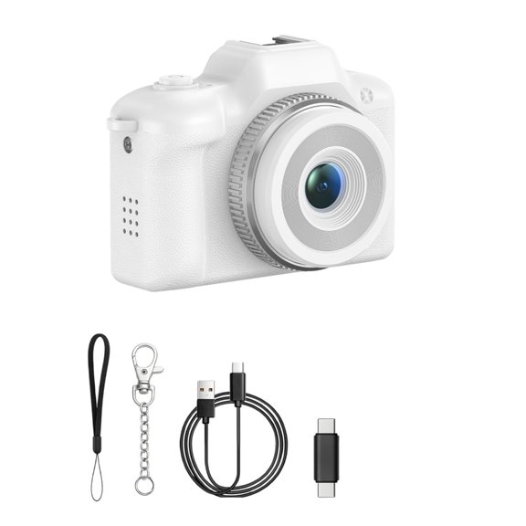 NEXAVKPR Mini Digital Camera For Kids With 2Million Pixeled Double Lens And Fun Filters