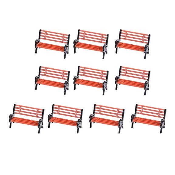 NEXAVKPR Mini Parks Recliner Seats Chair Park Benches Model Micro Landscape Garden