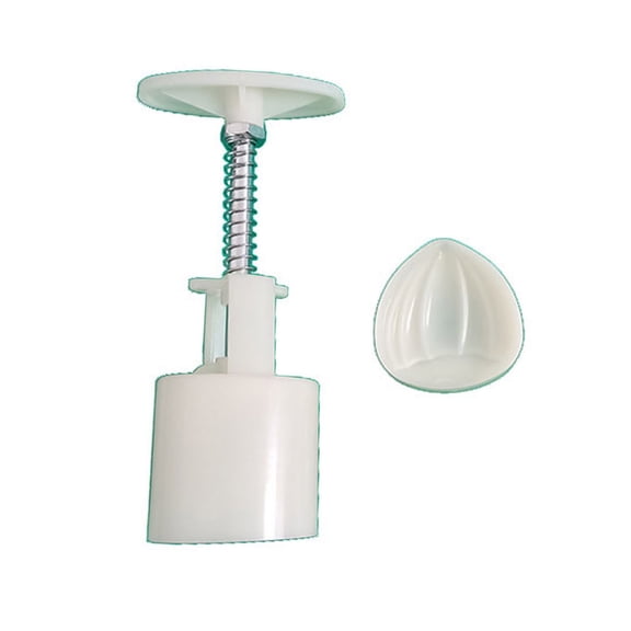NEXAVKPR Mooncake Moulds Pastry Tools Plastic Moon Cake Maker with Chestnut Shape Pattern