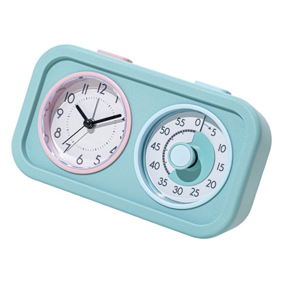 NEXAVKPR Multifunctional Quiet Visual Timer With Double Screen Display Alarm Clock Time Management Tool For Cooking And Study