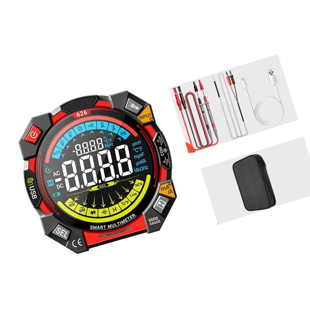 NEXAVKPR Multimeter Tester Digital Multimeter with Voltmeter and Ohm Meter Resistance; Tests Live, Continuitys