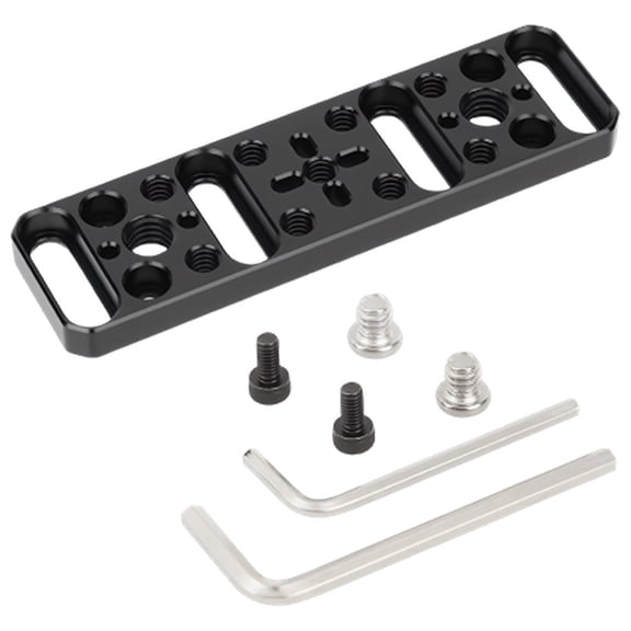 NEXAVKPR Multipurpose Cheese Plate Camera Base Plate With 1/4In & 3/8In Thread For Camera Photography Video Accessories