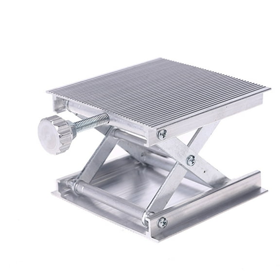 NEXAVKPR Night Viewing Level Meter Floor Meter Manual Lifting Table Steel 9x9cm Adjustable Stand Multipurpose Leveling