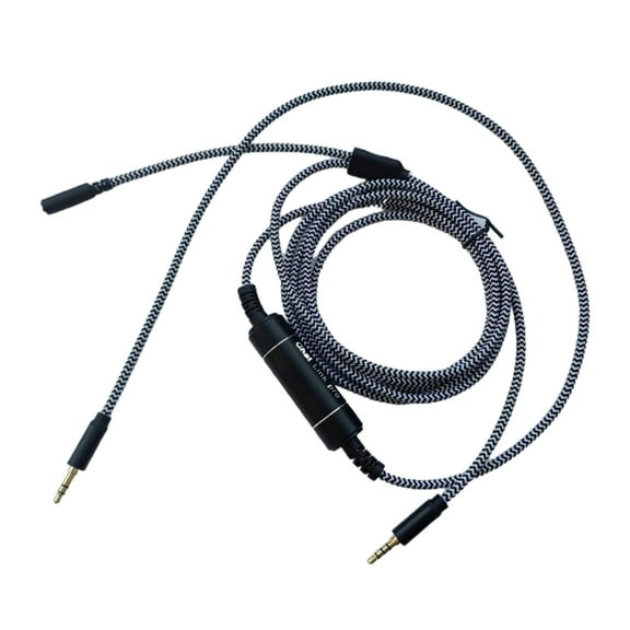NEXAVKPR Nylon Braided Chat Link Audio Cable Audio Auxiliary Input Adapter 78.74ft Extra Long Audio Cord Wire Audio Replacement