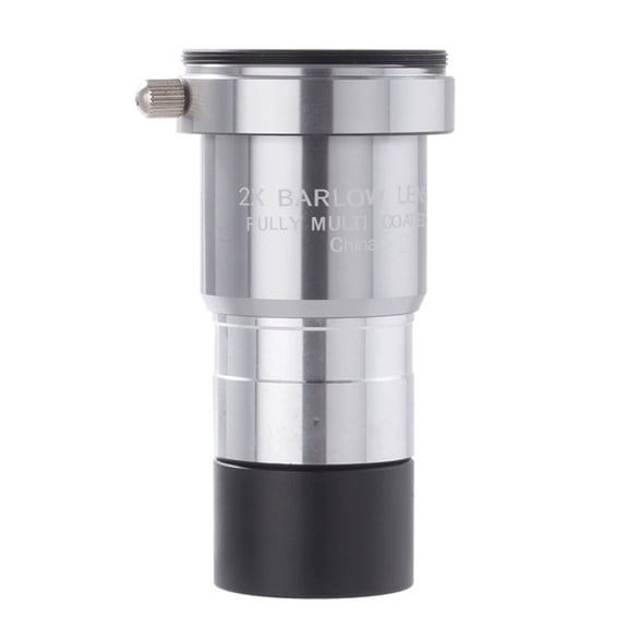 NEXAVKPR Optical Designs 2X Barlow Lens Easy to Use Optical Lens Telescope Lens Telescope Accessory for crunchy & Bright picture
