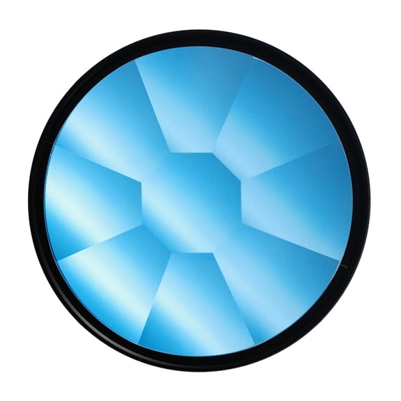 NEXAVKPR Optical Glass Prism Lens Filter Kaleidoscope Effect for Creative Photo Cinemamic