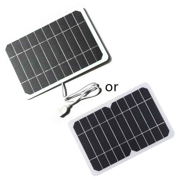 NEXAVKPR Outdoor 5W 5V Portable Solar Charger Panel Climbing Fast Charger Polysilicon Tablet Solar Generator Solar Battery