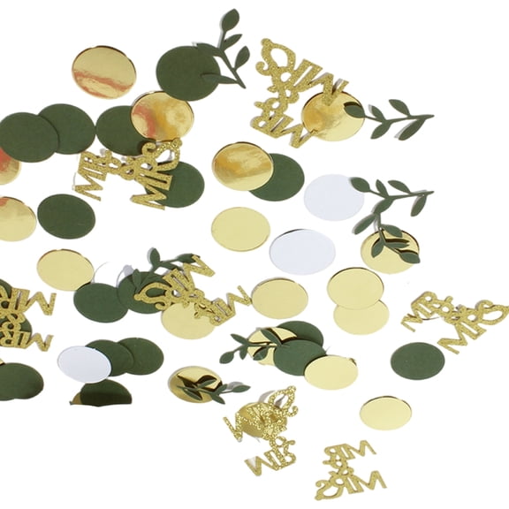 NEXAVKPR Pack of 100 Natural Themed Biodegradable Confetti Circle Space Saving Party Accessories for Various Occasion