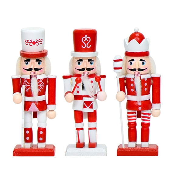 NEXAVKPR Perfectly Gift Christmas Soldier Decorative Soldier Christmas Walnuts Soldier