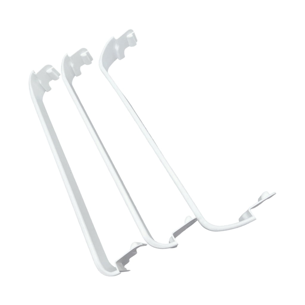 NEXAVKPR Permanent ABS Refrigerator Door Shelf Replacement Direct current Multiple Models 1 3/4" Height 4 1/2" Depth White Planner Rack