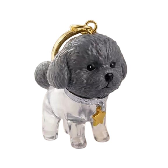 NEXAVKPR Pet Hair Keepsakes Box Pet Hair Storage Box Memorial Keyring Dog Furs Storage Keychain,Bag Pendant Charm Women Girls