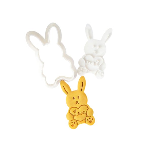 NEXAVKPR Plastic Cookie Molds Cartoon Family Baking Activity Set For Making Valentine Day Desserts Safe And Funny Baking