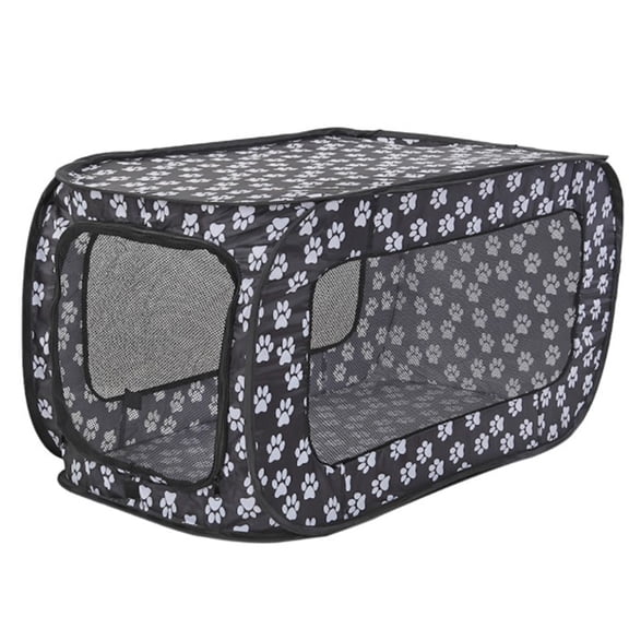 NEXAVKPR Portable Dog Bed 34in Pop-Up Pet Kennel Indoor Outdoor Crate for Small Pets