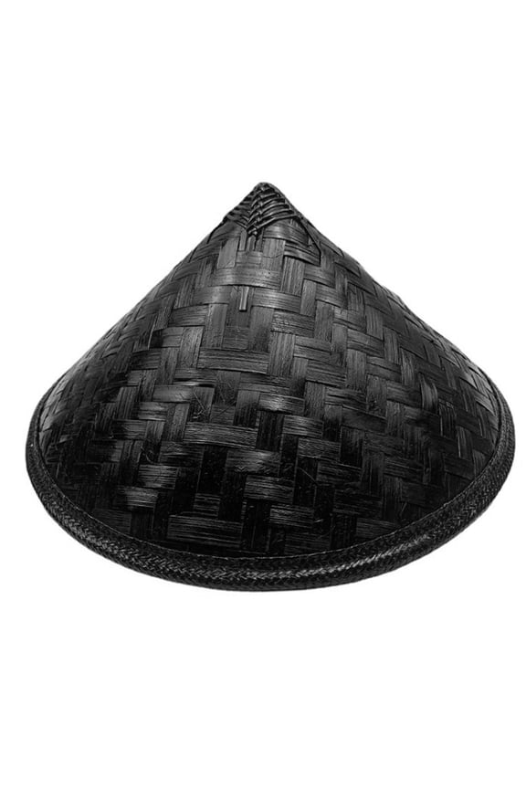 Portable Wide Brim Sun Hat Bamboo Weaving Traditional Cap for Women Sunproof Hat Summer Rattan Hat All-match Cone Hat