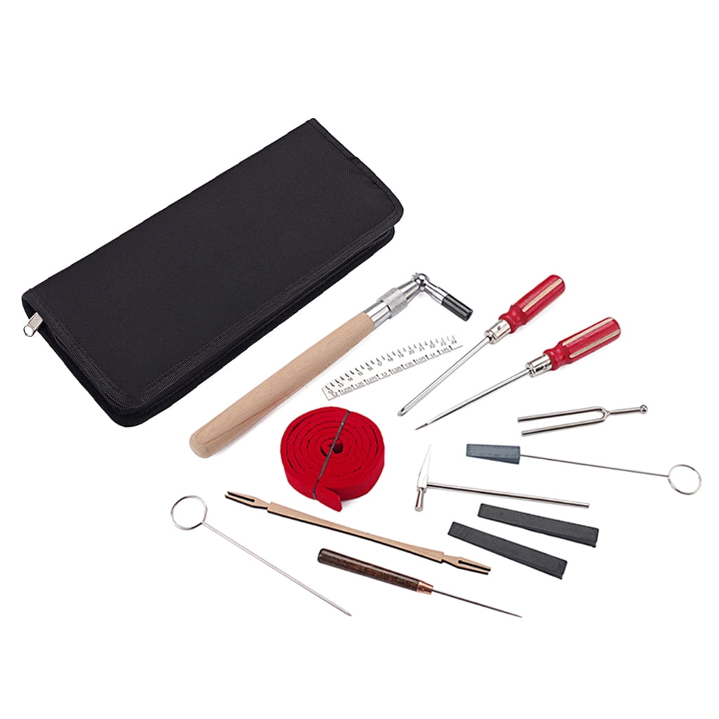 NEXAVKPR Professionelles Piano Tuning Kit Piano Tuner Werkzeuge Tuning Mute Wrench