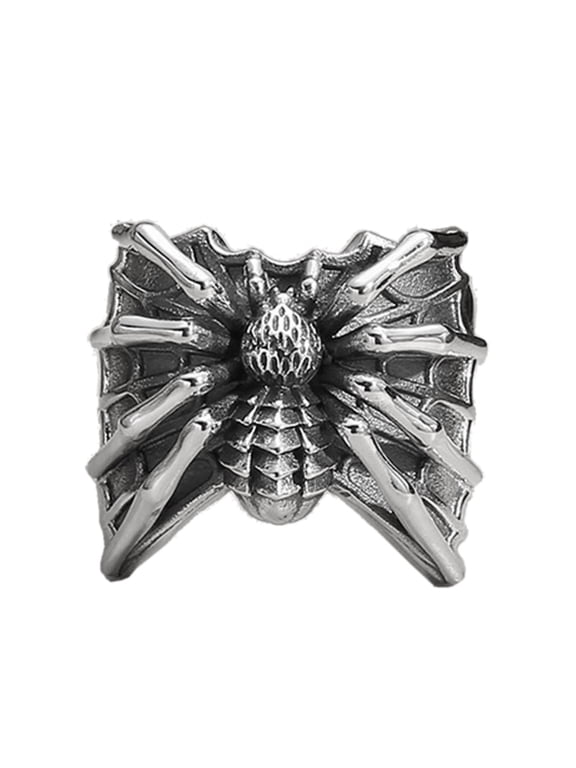 Punk Style Spiders Rings Fashion Adjustable Finger Rings Gothic Unique Open Rings Costume Jewelry