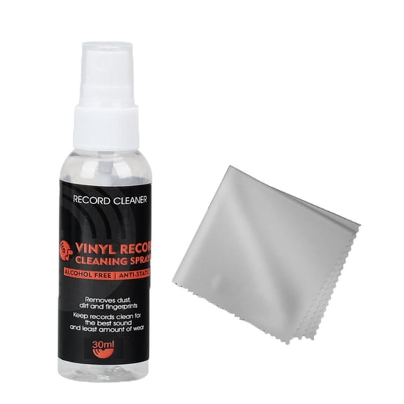 NEXAVKPR Quality Record Cleaner Fluid 30ml for Dust and Fingerprints Removal on Vinyls
