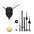 thumbnail image 1 of NEXAVKPR Quartz Pendulum Clock Movement Mechanism Long Shaft DIY Quartz Clock Motor Kit with 3 Pairs Hands and Pendulum Durable, 1 of 7