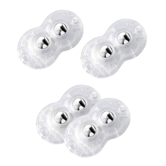 NEXAVKPR Quick Attachment Furniture Casters Double Wheel Not Drill Support Simple Installs