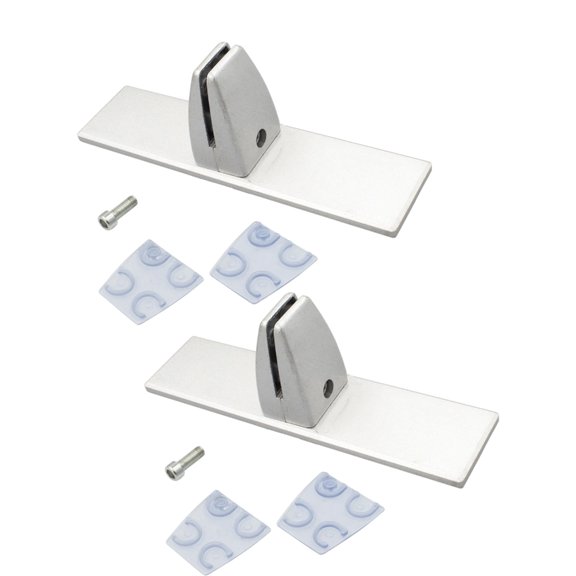 NEXAVKPR Quick Install Fireplaces Brackets With Adjustable Clip Vertical Screen Partition Clamp Support Screens, Doors, and Panel