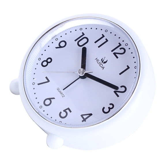 NEXAVKPR Quiet Analogs Alarm Clock 4inch NonTicking Night Lights Battery Powereds Simple
