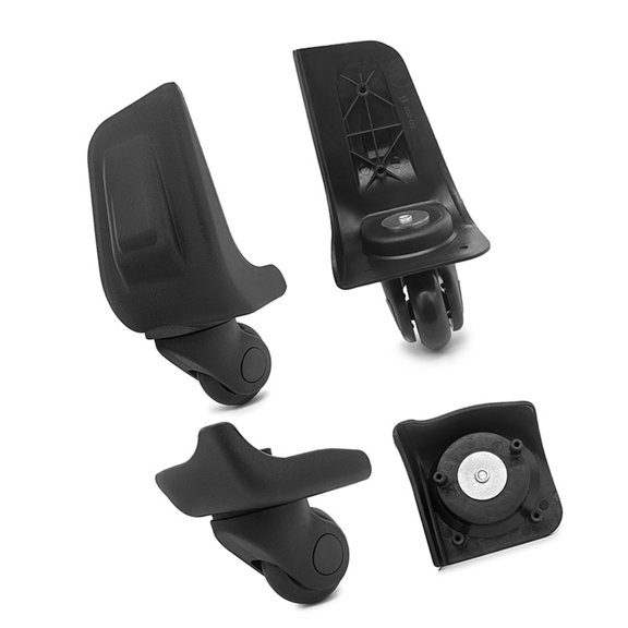 NEXAVKPR Replacement Luggage Wheels Travel Trunk Caster Spinner Wheels Casters Black