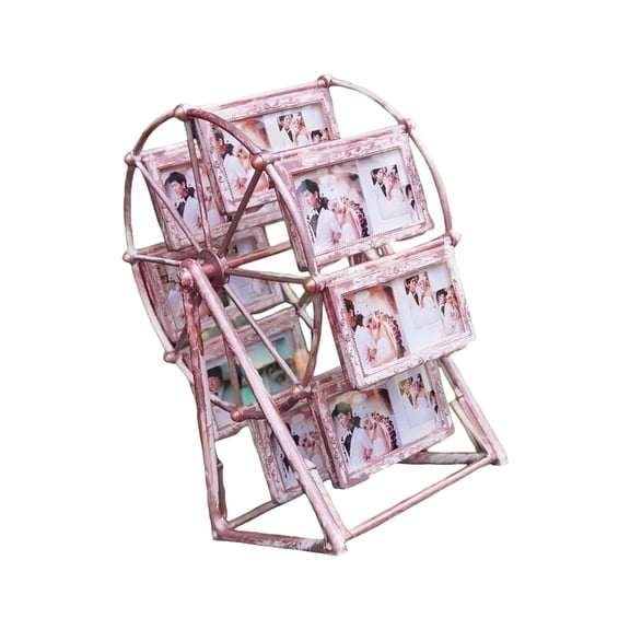 NEXAVKPR Rotating Ferris Wheel Picture Frame,360° Rotation Windmills Picture Frame Gift
