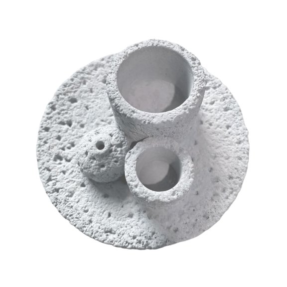 NEXAVKPR Rustics Cement Incenses Burners Holder For Sages Stick Candle Spiritual Ritual Relaxation Meditations Ritual Accessories