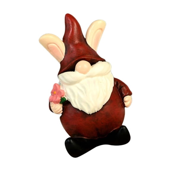 NEXAVKPR Santa Gnomes Elf Resins Statue Desk Decoration for Christmas Miniature Figurine